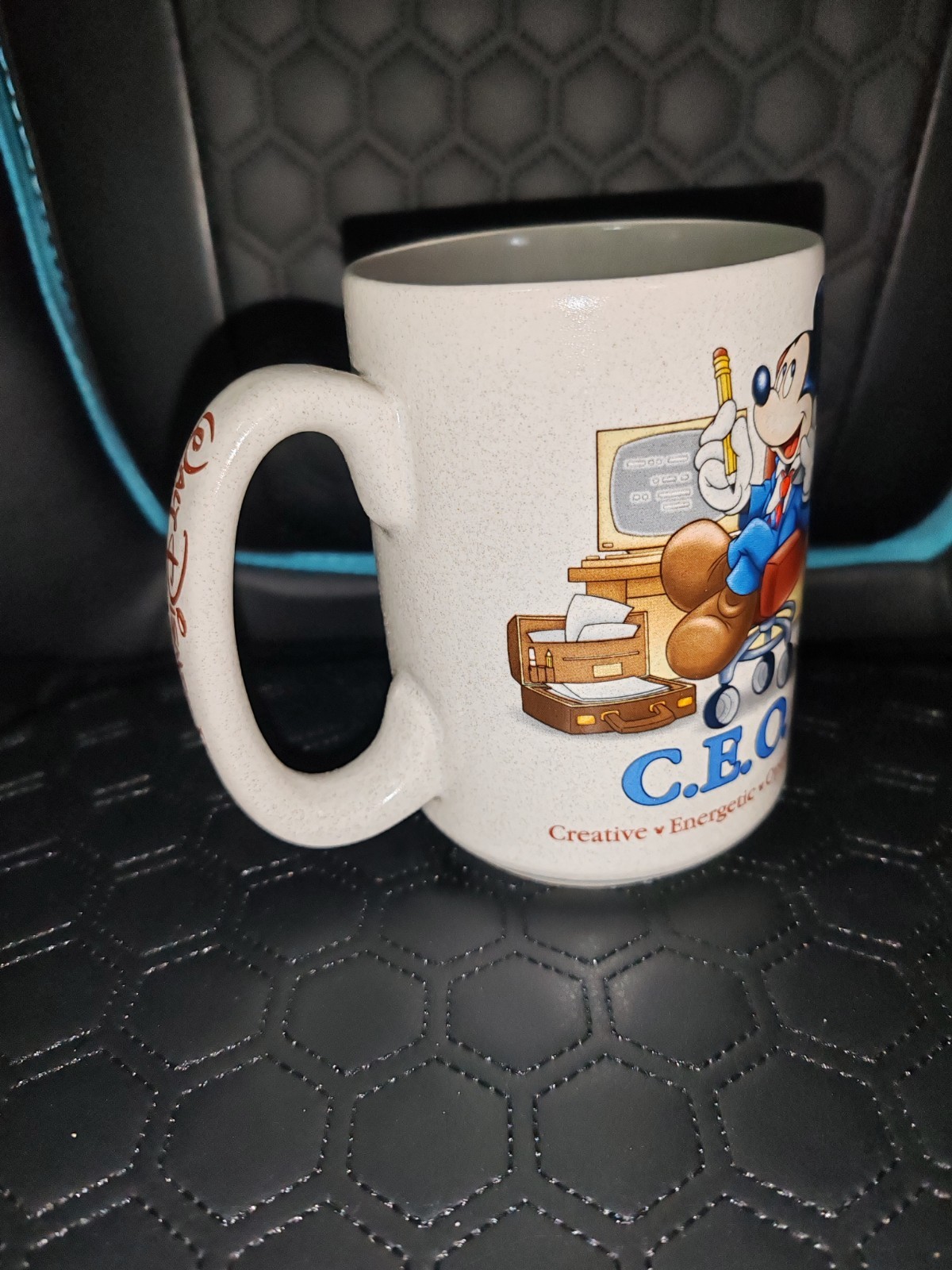 CEO Walt Disney World Mickey Mouse Mug Creative Energetic Optimistic C.E.O. NEW