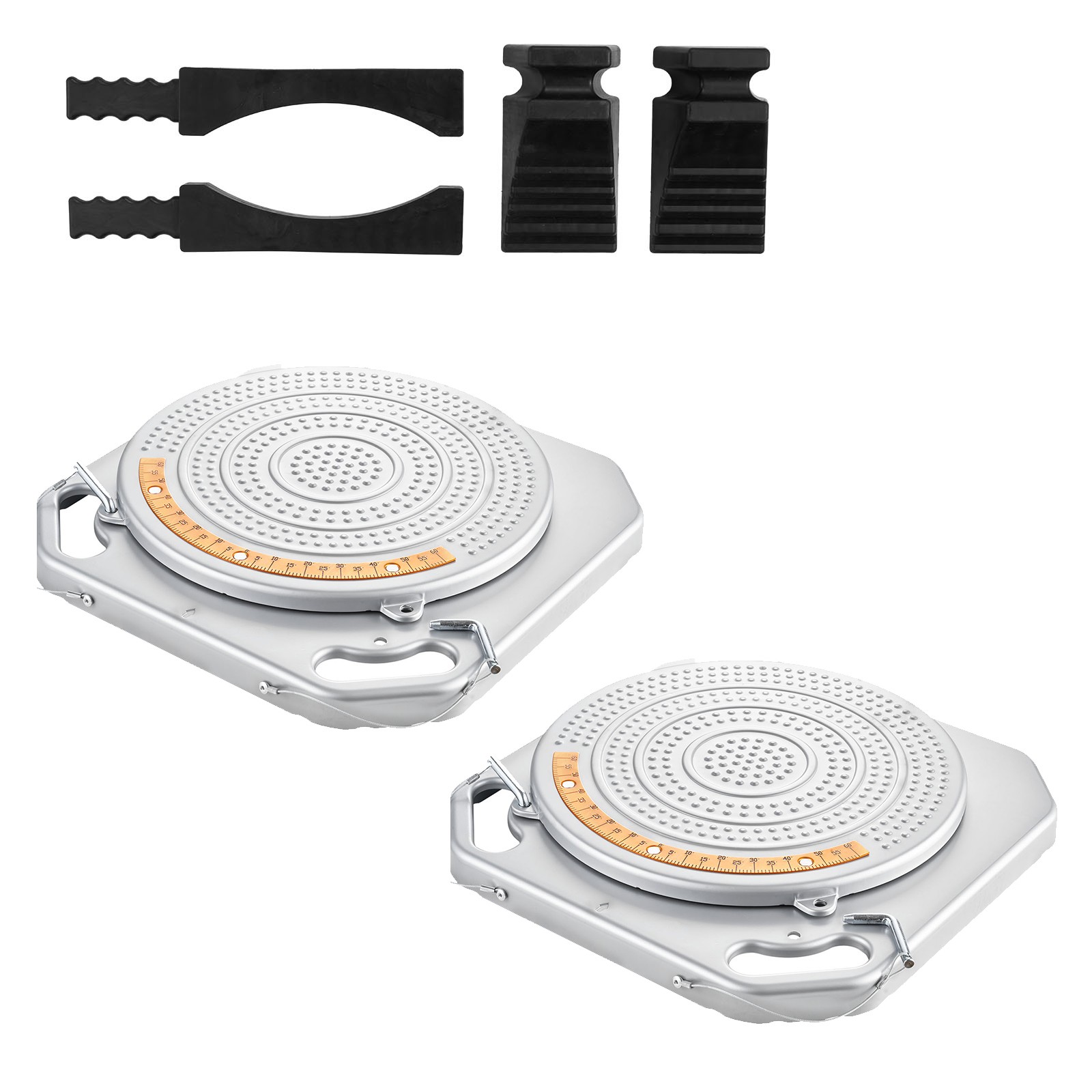 Uimoso Wheel Alignment Turn Plates, 2Pack, 360° Rotating Turntable for Alignment