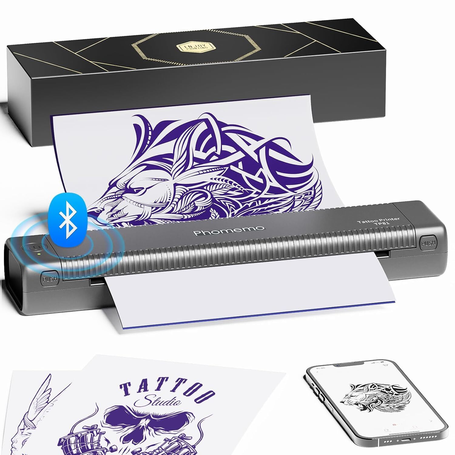 Phomemo TP81 Tattoo Transfer Stencil Printer for Tattoo Artists & Beginners US