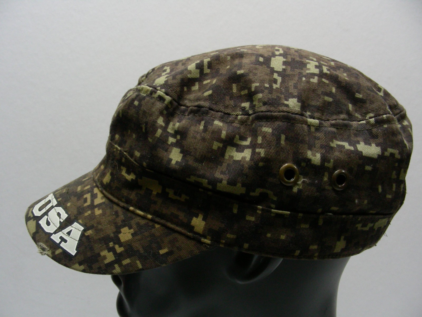 USA - Camouflage - One Size Adjustable Cadet Style Cap Hat!