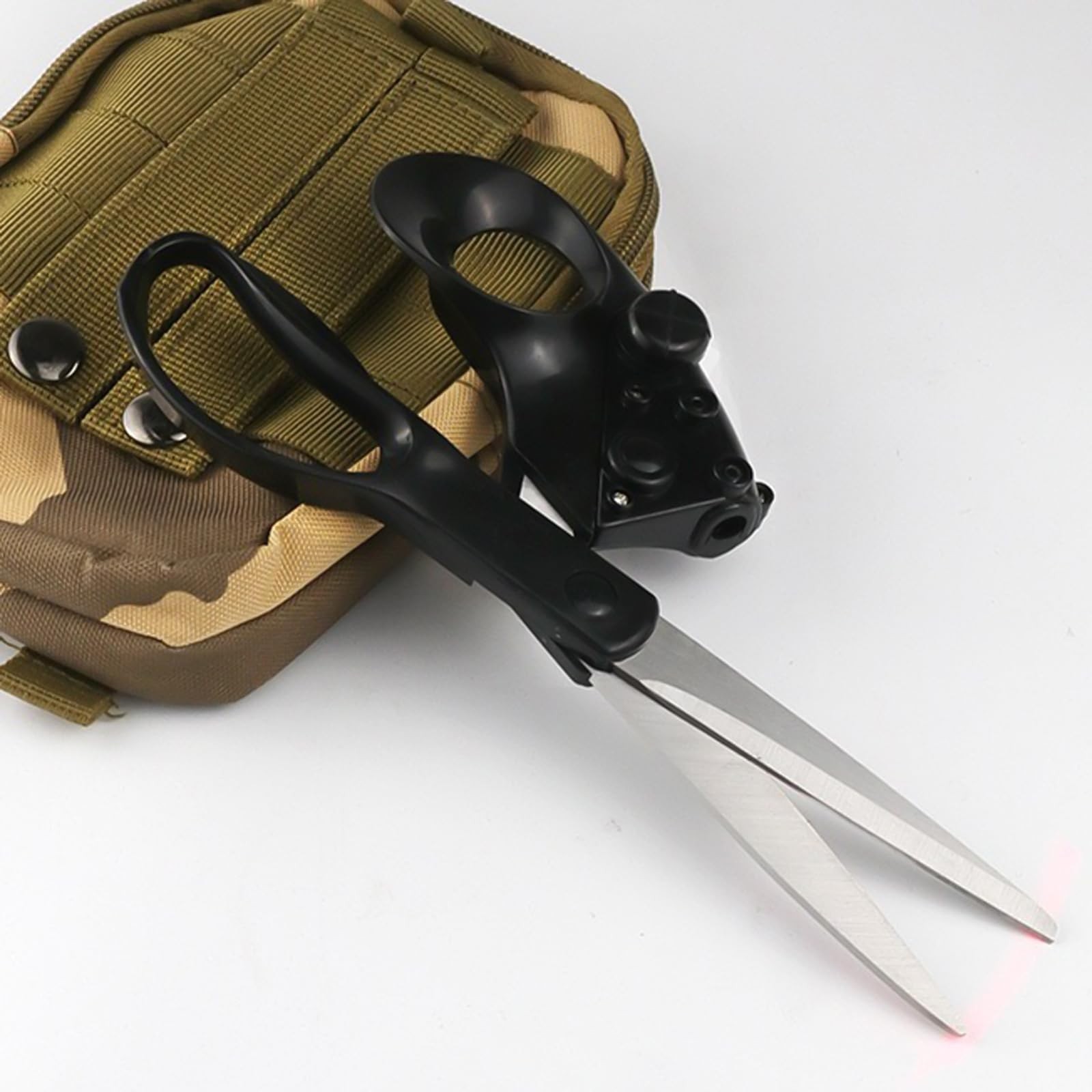 Professional Laser Guided Scissors, Cuts Straight Fast Guide Light Scissor, M...
