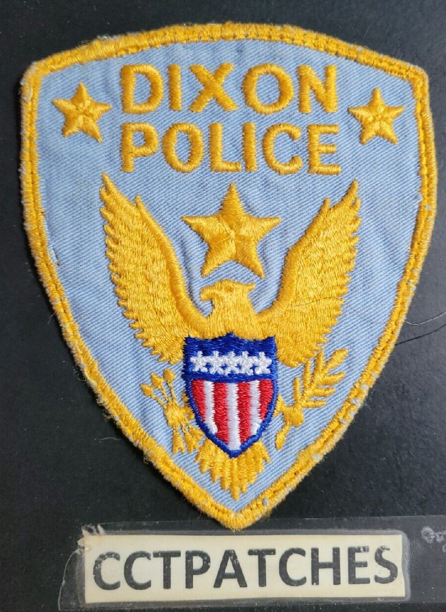 DIXON, ILLINOIS POLICE SHOULDER PATCH IL
