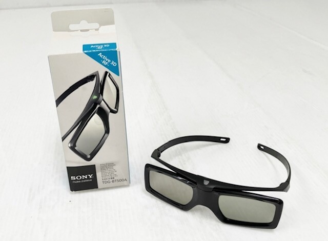 SONY TDG-BT500A  3D glasses (active shutter method) USED Japan Free Shipping