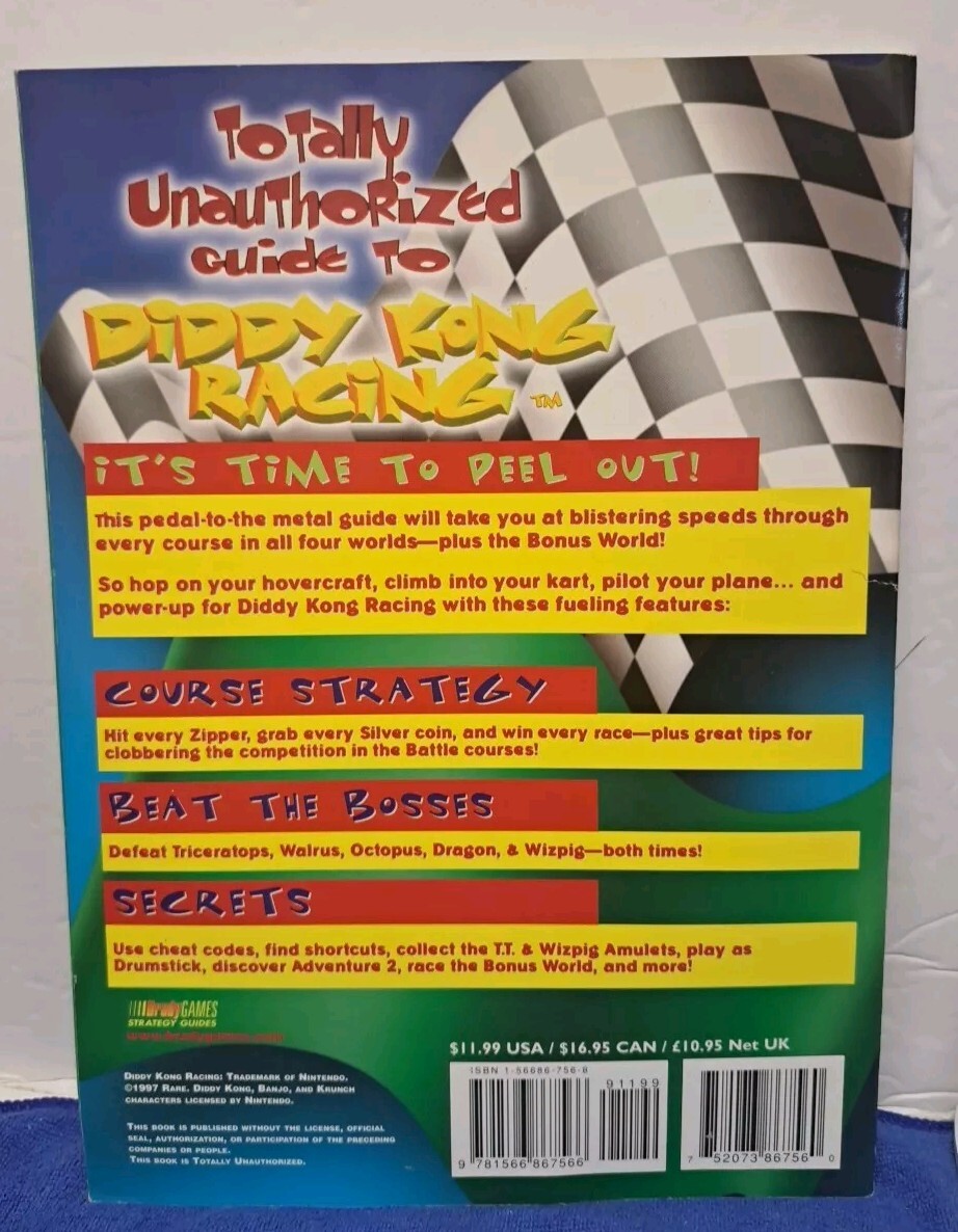 Diddy Kong Racing Strategy Guide Nintendo