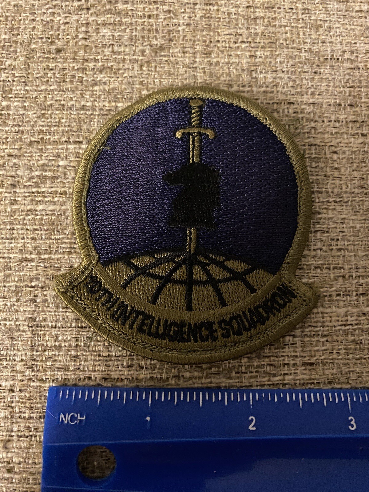 USAF 10th INTELLIGENCE SQ Squadron USAF US Air Force Patch INV3048