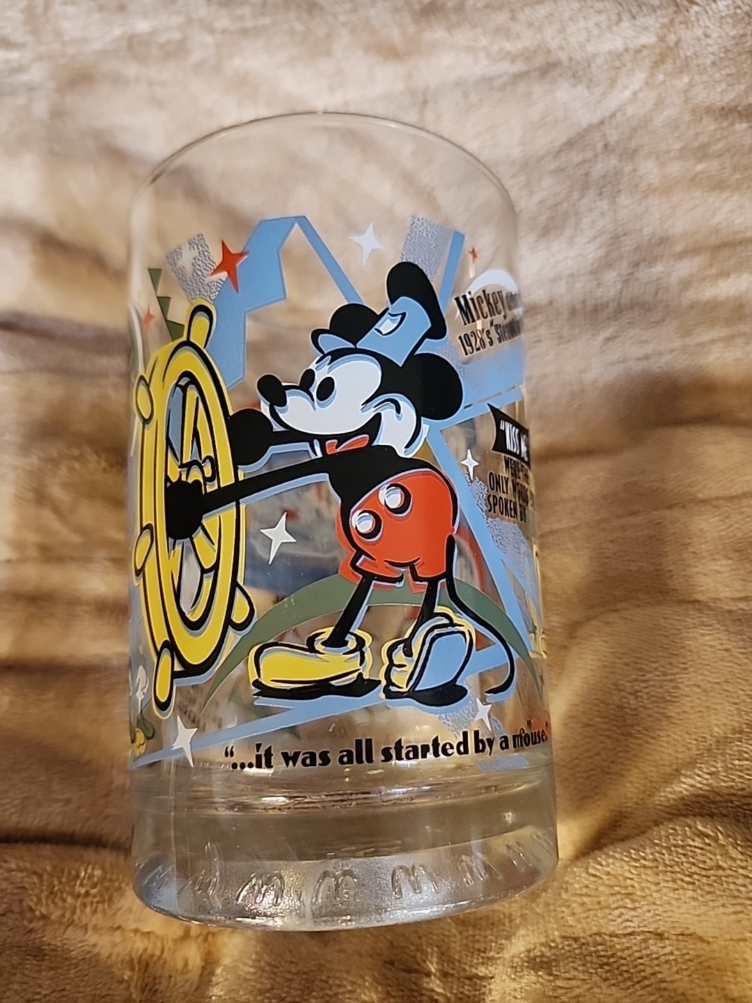 1996 McDonald's Walt Disney World 100 Anniversary Glass/Collectible