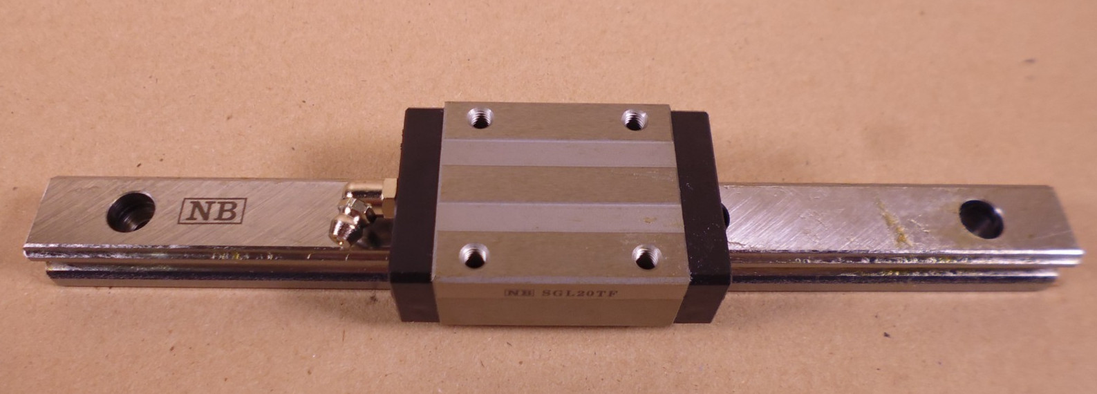 NB SGL20TF Linear Slide Guide Block With Rail , SGL20TFB1T2-220