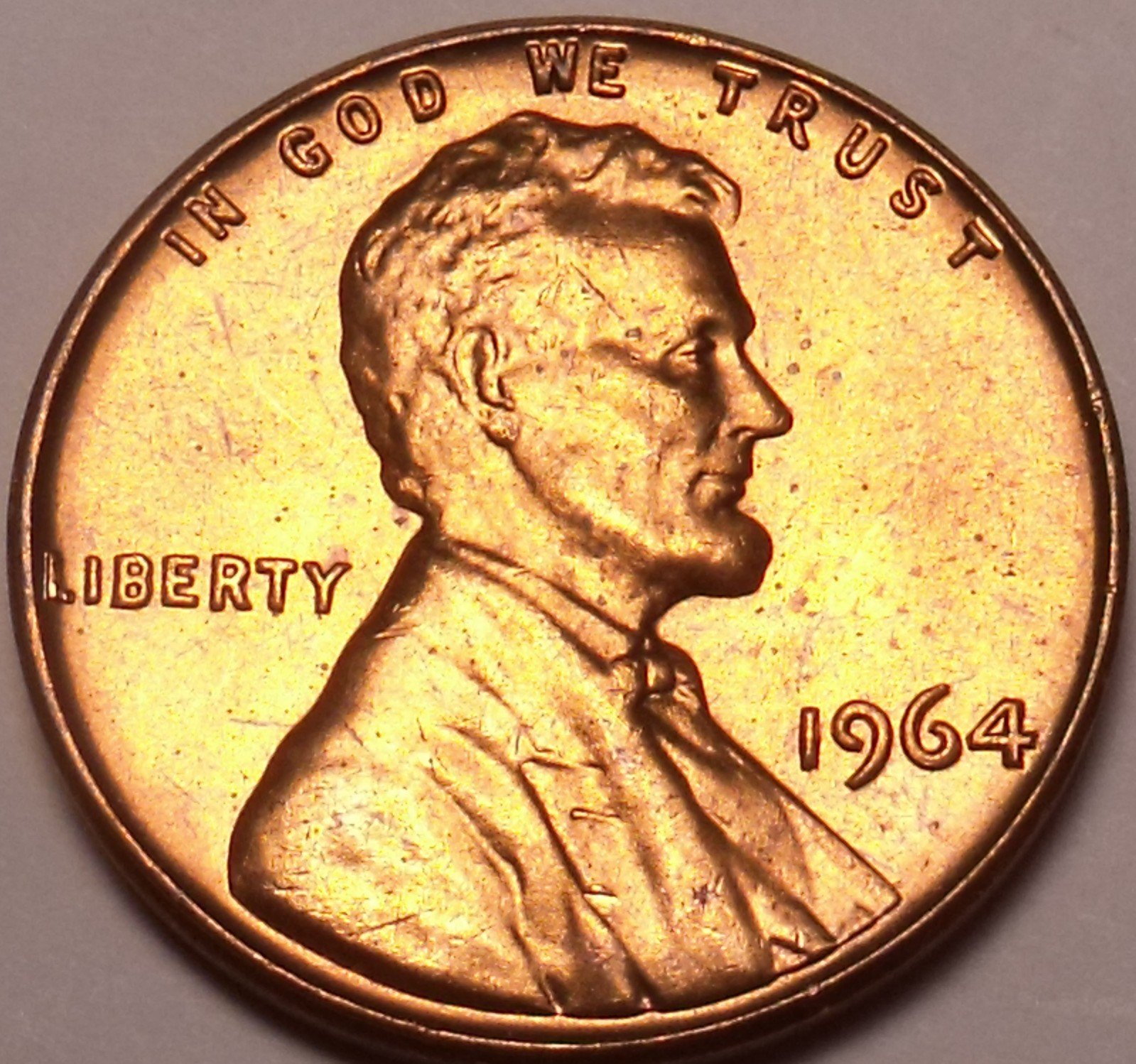 United States Unc 1964-P Lincoln Memorial Cent~Free Shipping