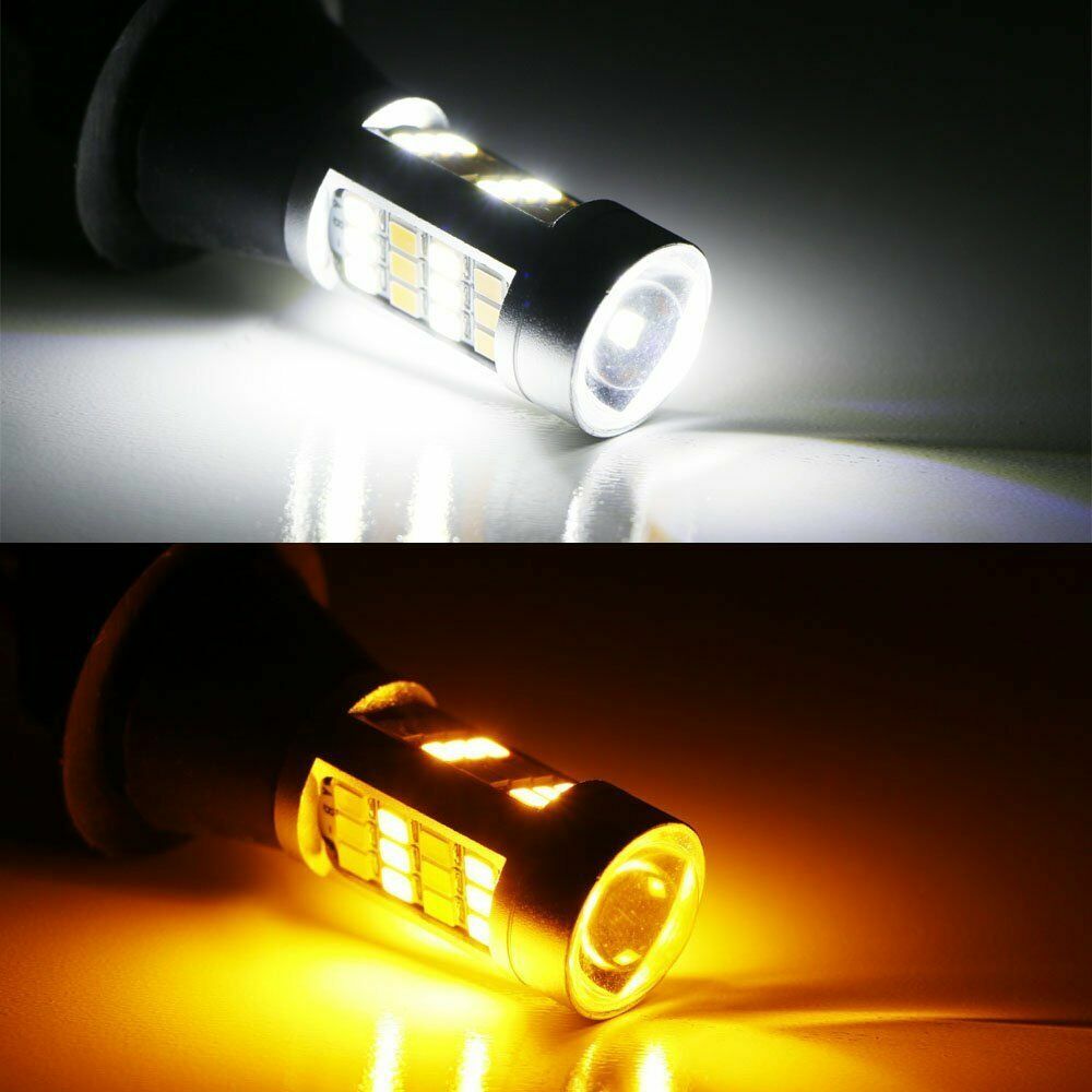 2x 7443 Switchback LED Turn Signal Light Bulbs For 14-20 Chevy Silverado 1500