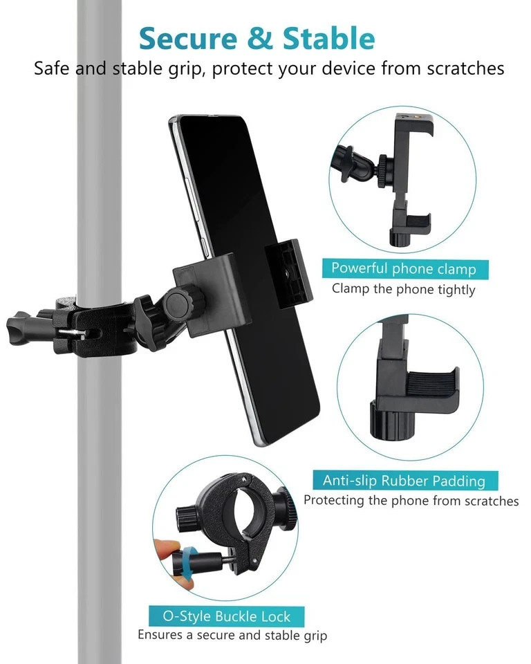 Soporte De Microfono Universal Para Telefono Compatible