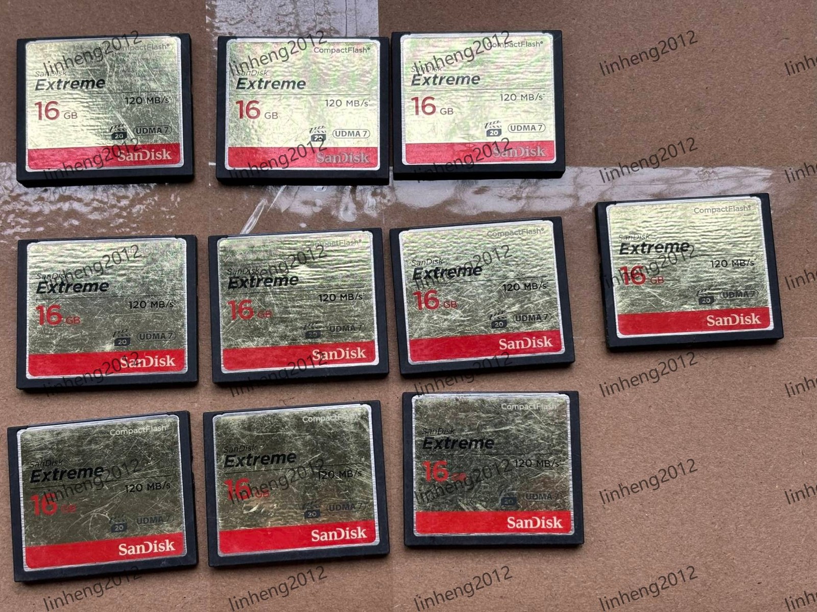 10PCS  SanDisk  EXTERME  16GB 120M/S  CF Memory CARD compact flash card