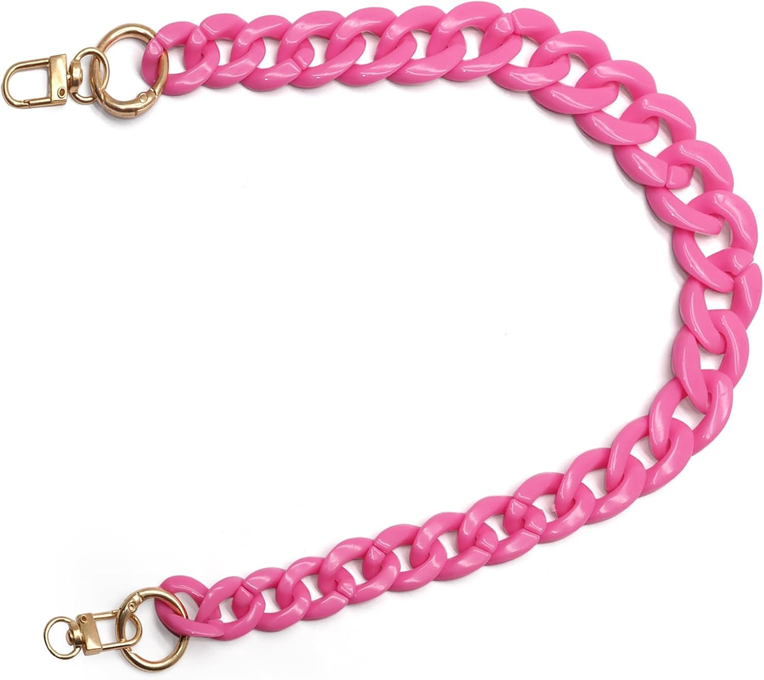 Acrylic Purse Chain Strap, Luxury Acrylic Handbag Strap , Short Purse Chain Hand