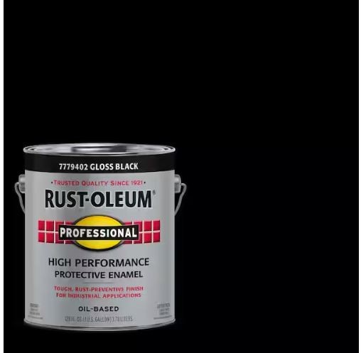 1 Gal. High Performance Protective Enamel Gloss Black Oil-Based Interior/Exterio