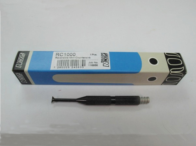 1pc NOGA RC1000 Reversible Mini-countersink Deburring tool with 1pc R1 Blade