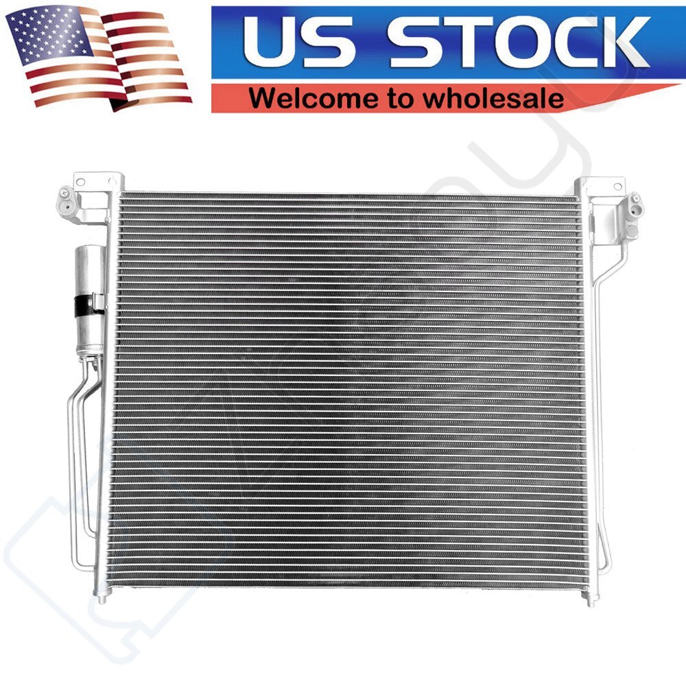 New Aluminum Condenser For 05-12 Nissan Frontier 2.5L 4.0L L4 V6 Fits AC3331