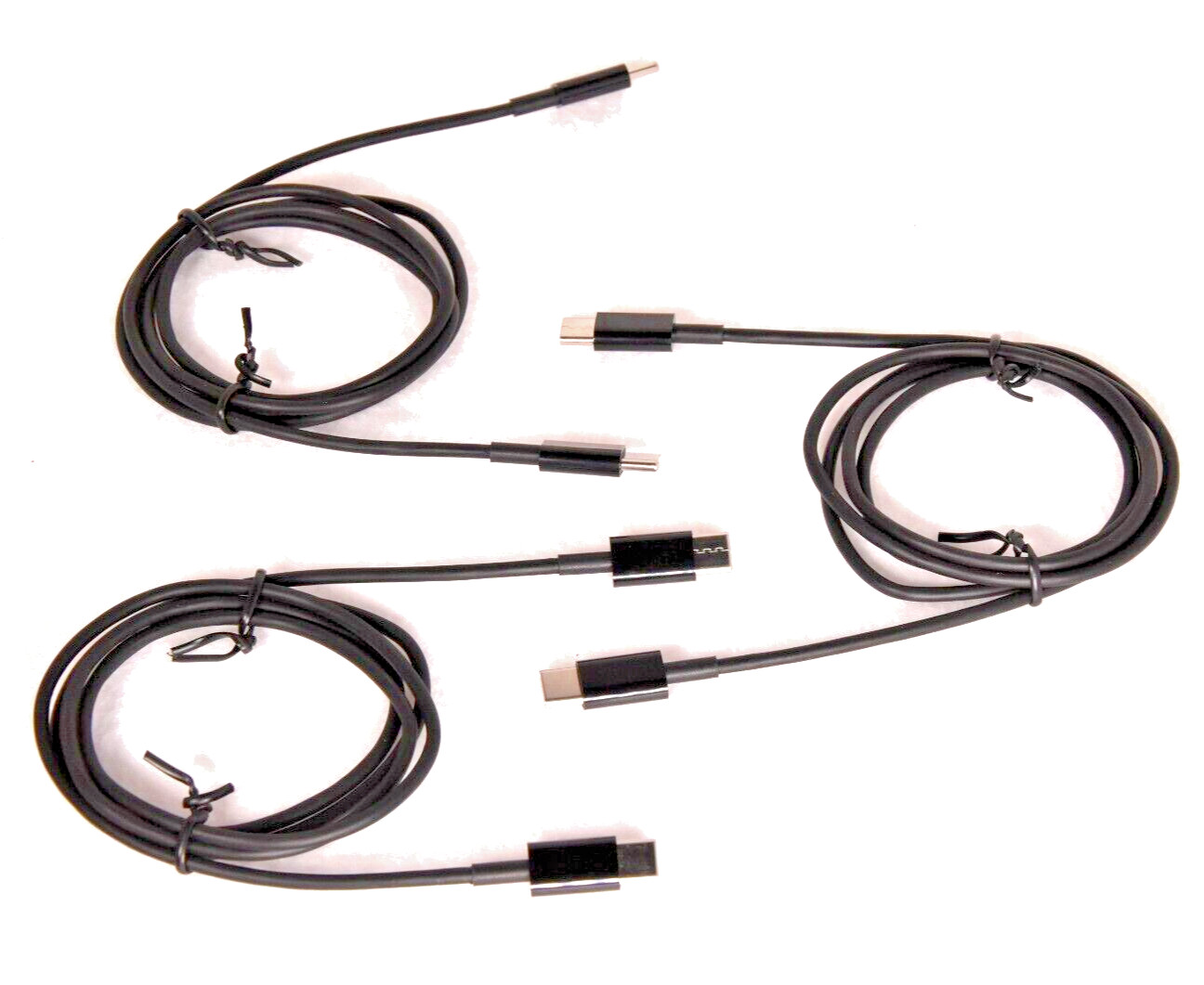 New USB-C to C 3 pack 3 Foot cables for iPhone 15, Android charger Charging data