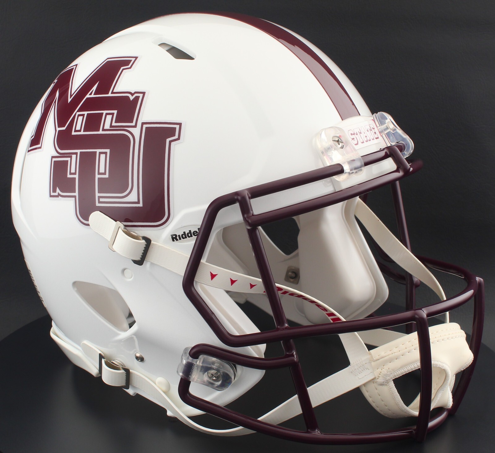 MISSISSIPPI STATE BULLDOGS NCAA Riddell Speed Full Size REPLICA Football Helmet