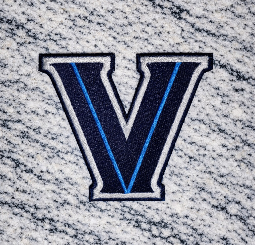 VILLANOVA WILDCATS NCAA EMBROIDERED IRON ON PATCH 3"X3.25" FREE SHIP & TRACKING