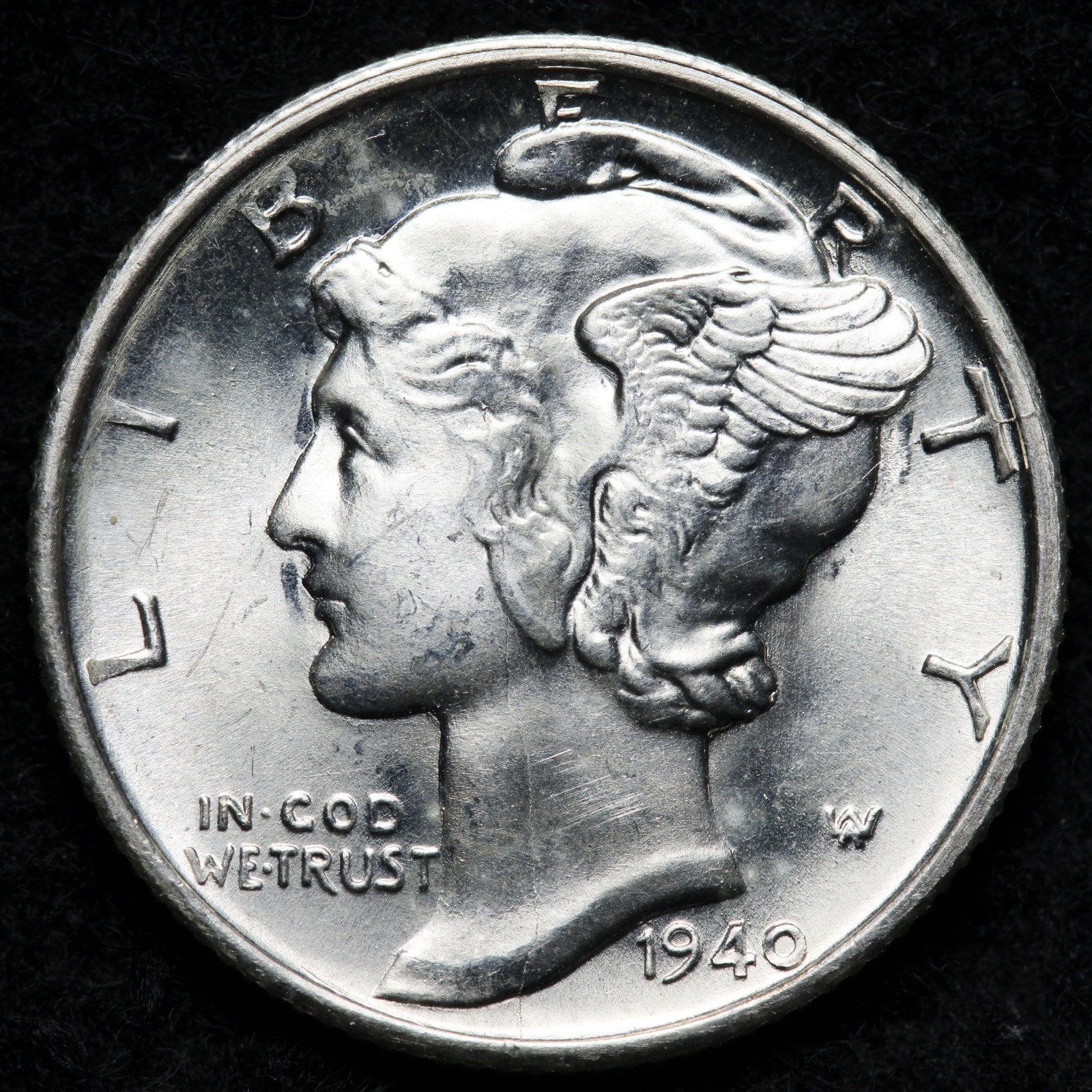 1940-S Mercury Siver Dime BU *UNCIRCULATED* MS E375 VZCY