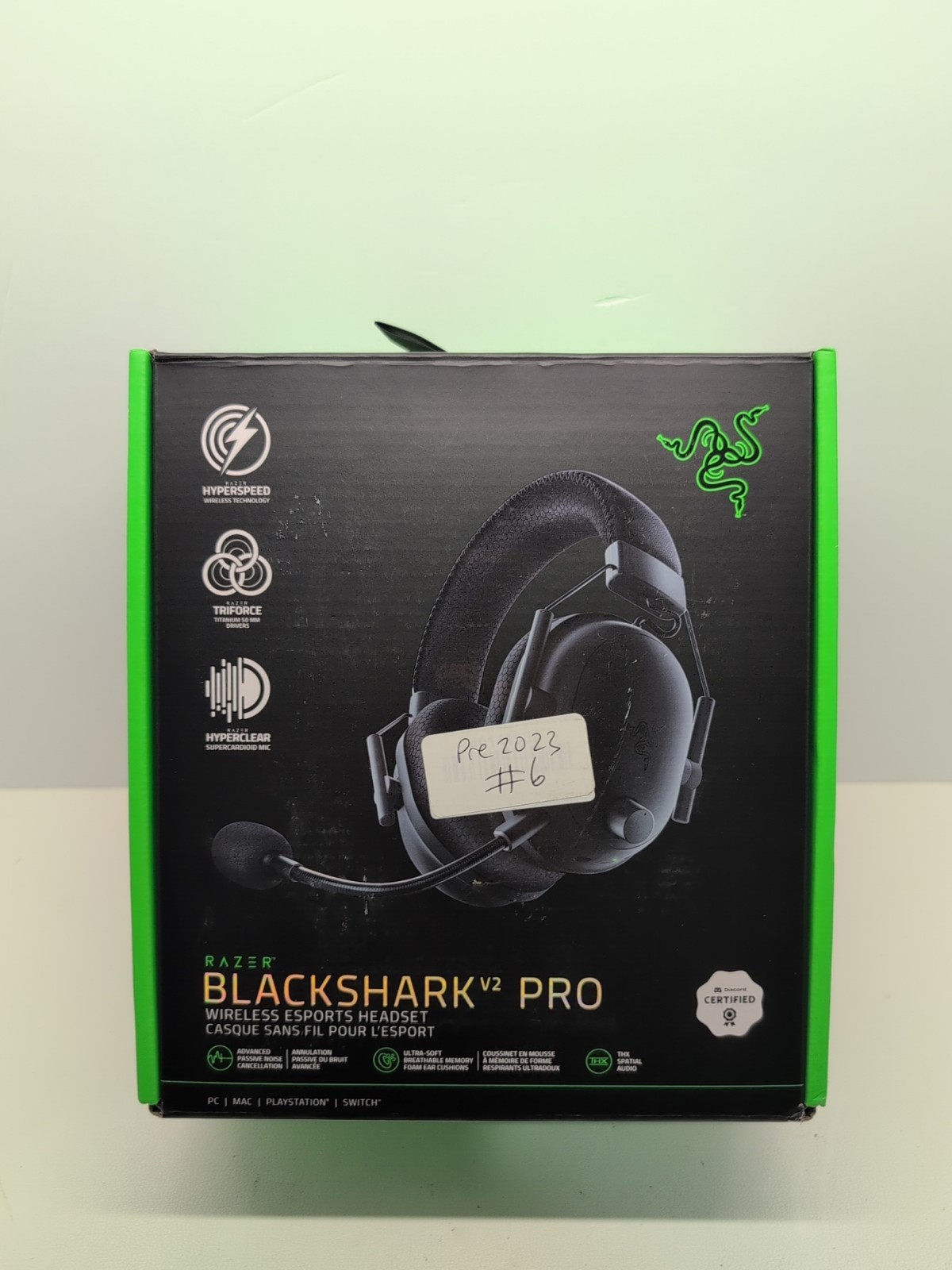 Razer BlackShark V2 Pro Wireless Gaming Headset (Pre 2023 Version) with box #6