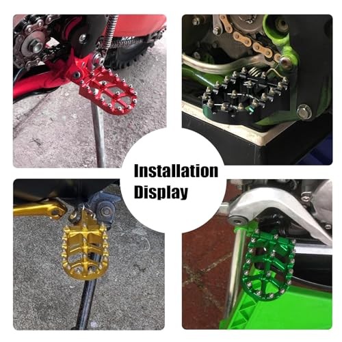Motorcycle CNC Aluminum Foot Pegs Rests CRF230F 2003-2019 (Black) [Foot Pegs]