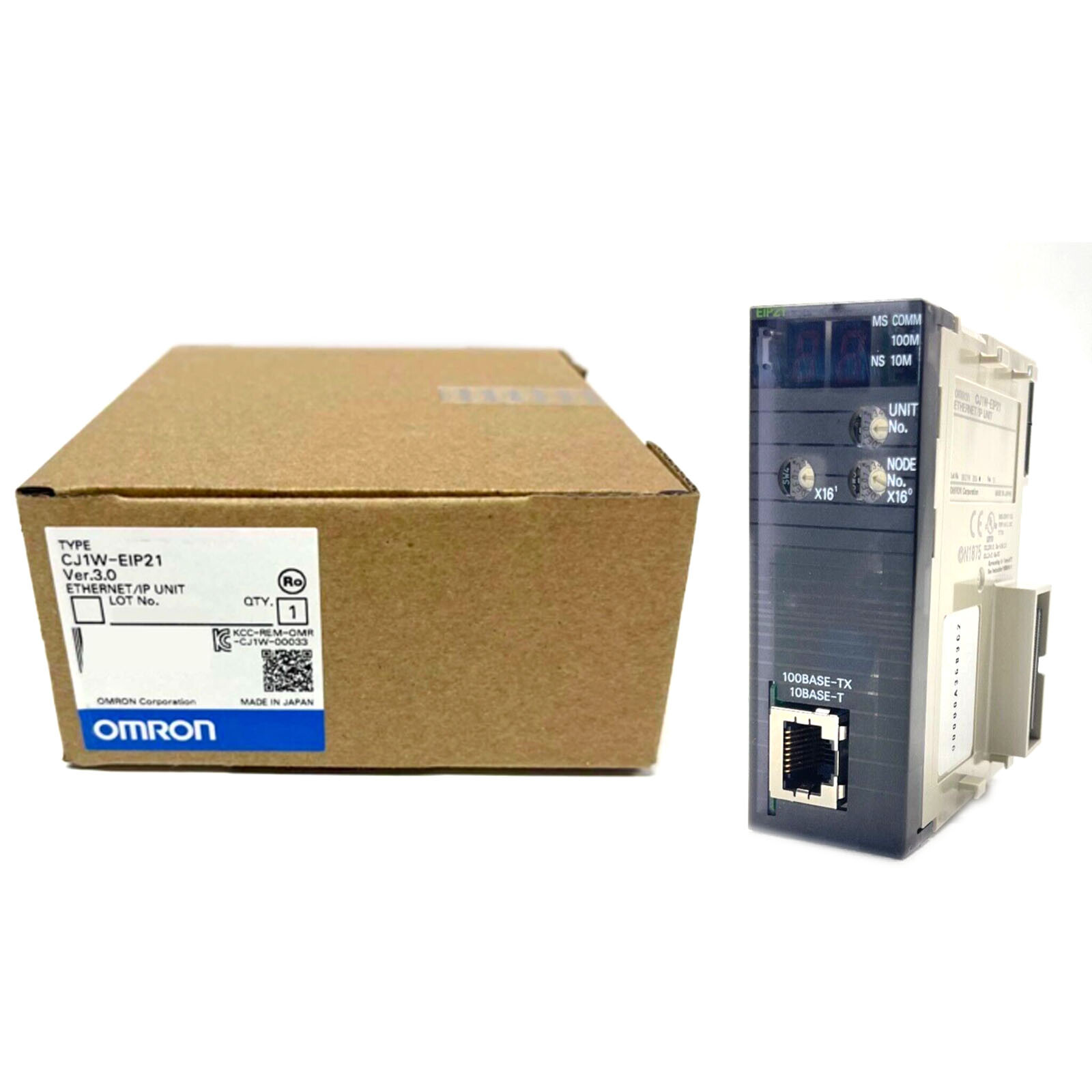 OMRON CJ1W-EIP21 CJ1WEIP21 ETHERNET IP UNIT NETWORK CONTROLLER PLC MODULES NEW