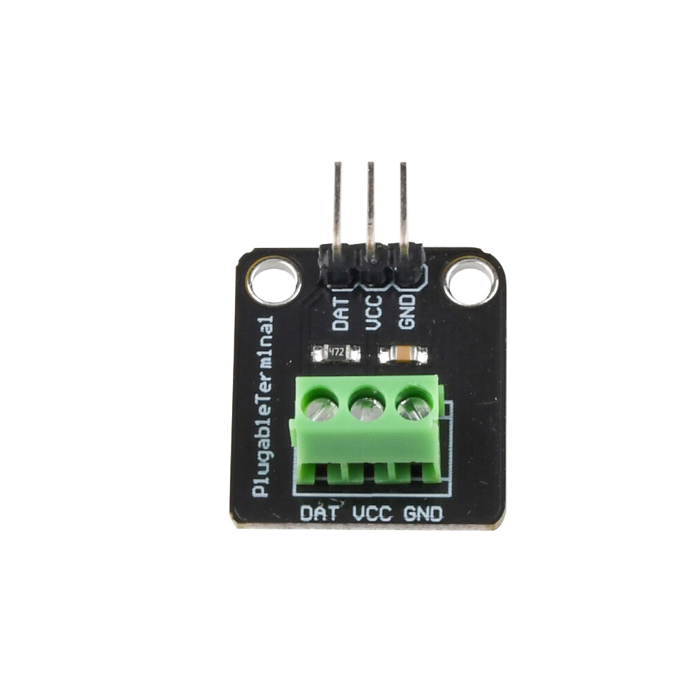 10PCS DS18B20 Temperature Sensor Probe Waterproof Plugable Terminal Adapter Set