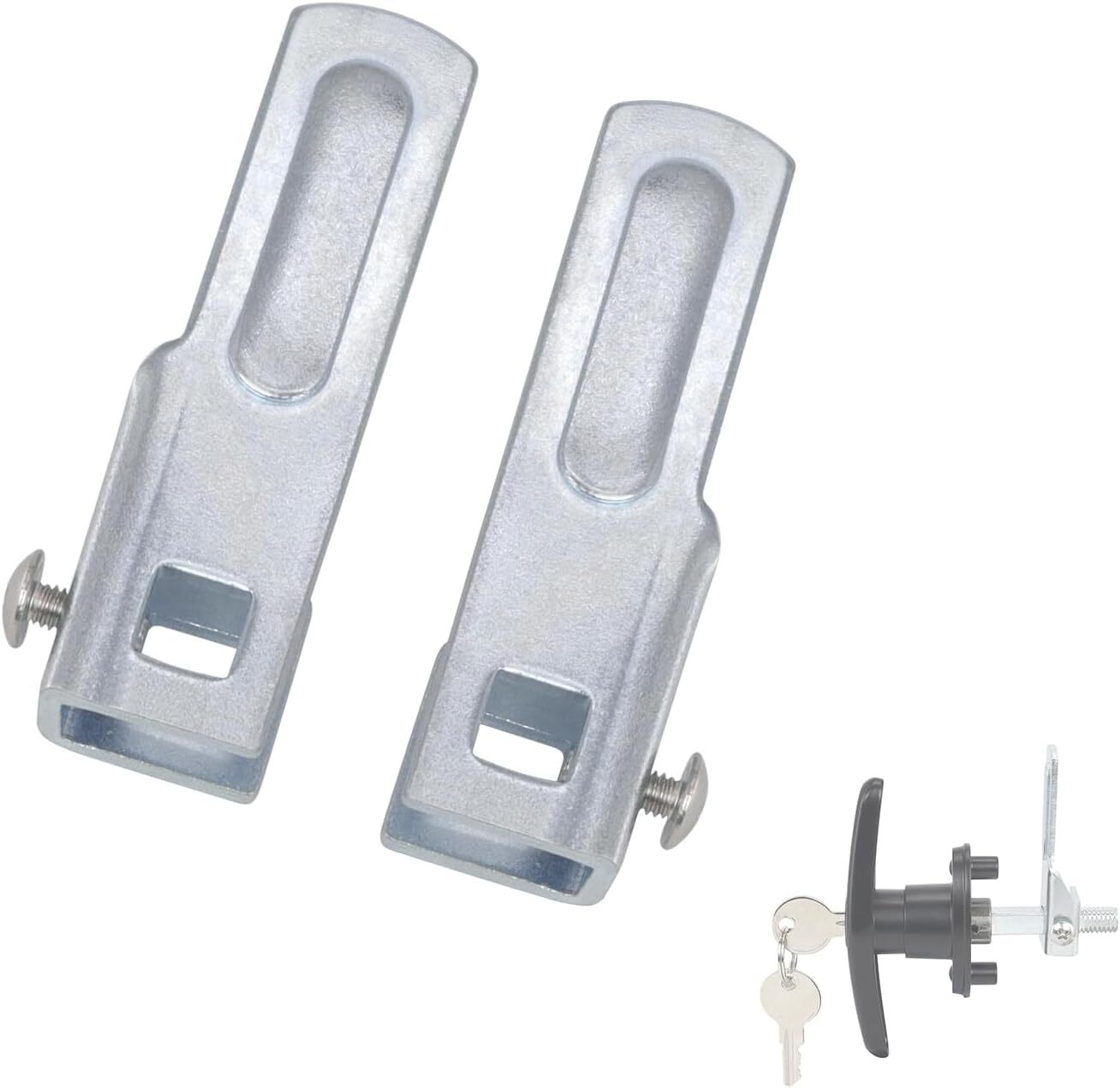 Steel T-Handle Cam, Locking cam for use with T Handle Locks 2Pcs (Left&Right)