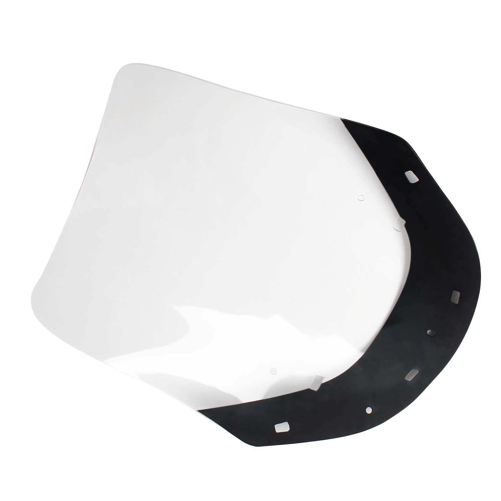 1×Windshield Screen Double Bubble For SUZUKI BURGMAN 650 2006-2012 Black&Clear