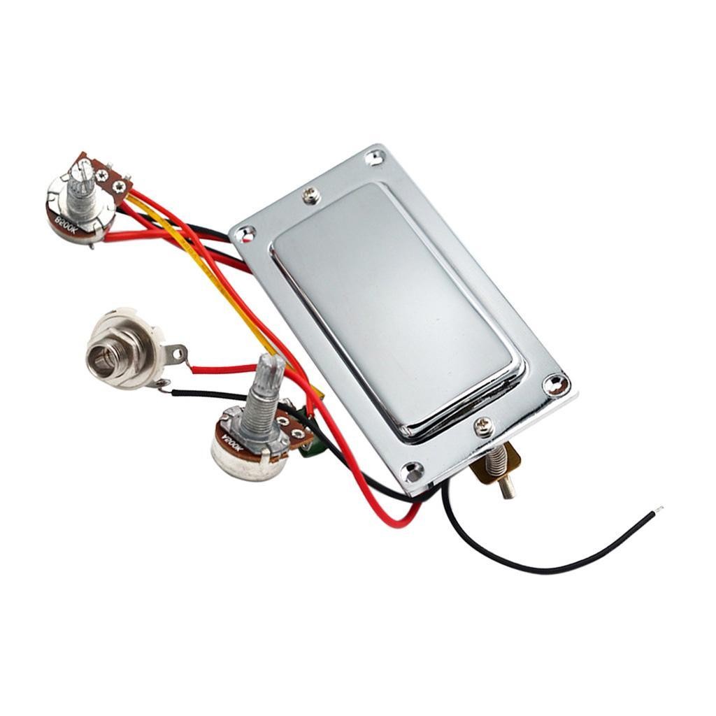 Guitar Double Coil Pickup Harness with Volume   Pots