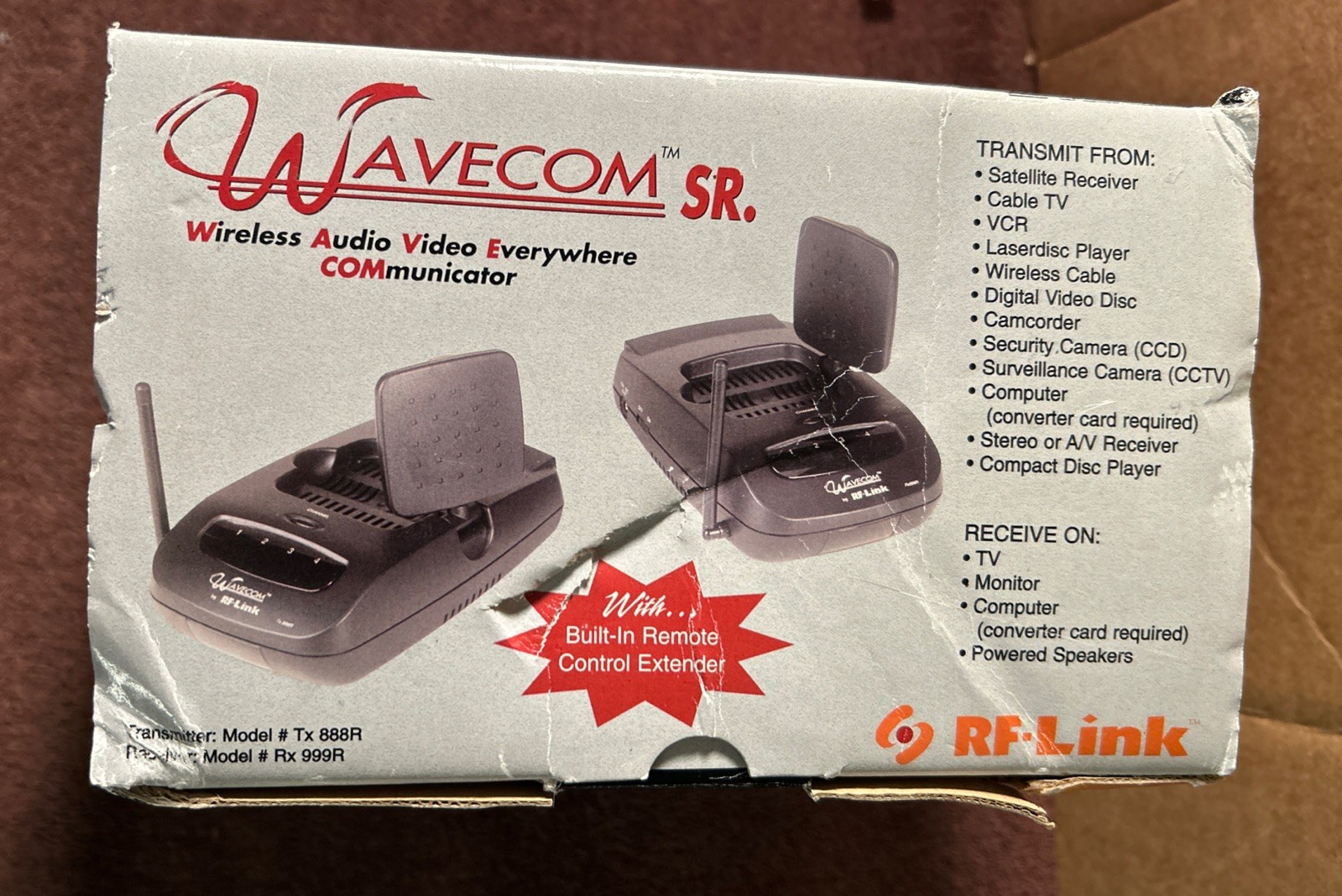 VTG WaveCom Sr. (Tx 888 / Rx 999) Wireless Audio Video Everywhere Communicator