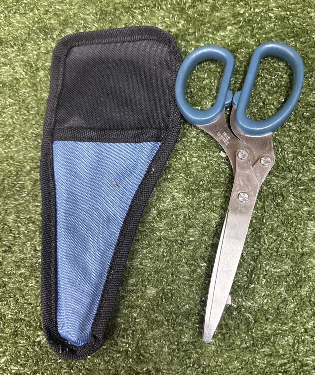 Stainless Steel Shredder Scissors 4" w Nylon Pouch
