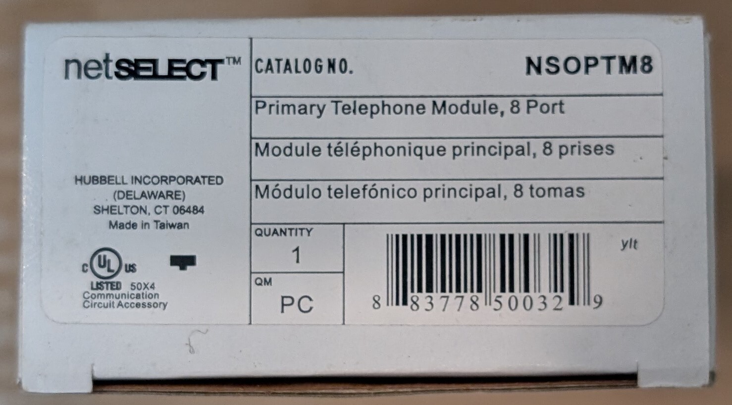 NetSELECT NSOPTM8 - Primary Telephone Module 8 port - SAME DAY SHIPPING