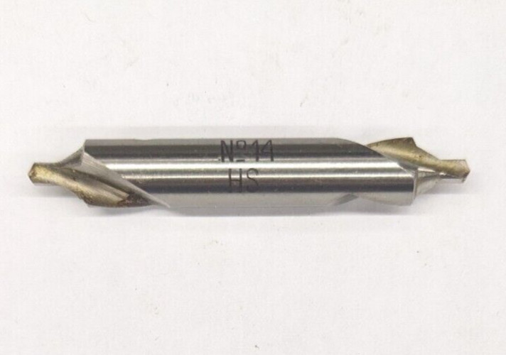 #14 Combined Drill & Countersink HSS 60° Bell Type - Center Drill