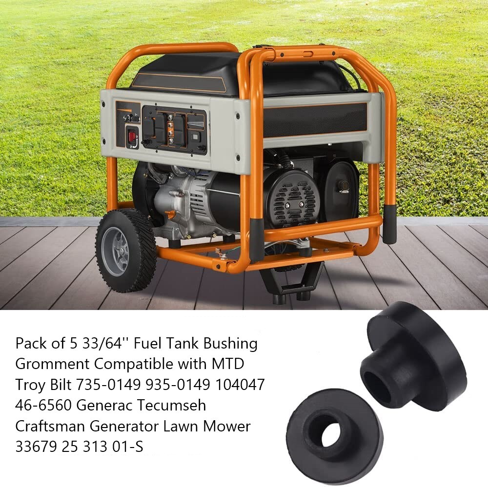 10 Pack Universal Gas Fuel Tank Grommet Bushings Tractor Lawn Mower Generator