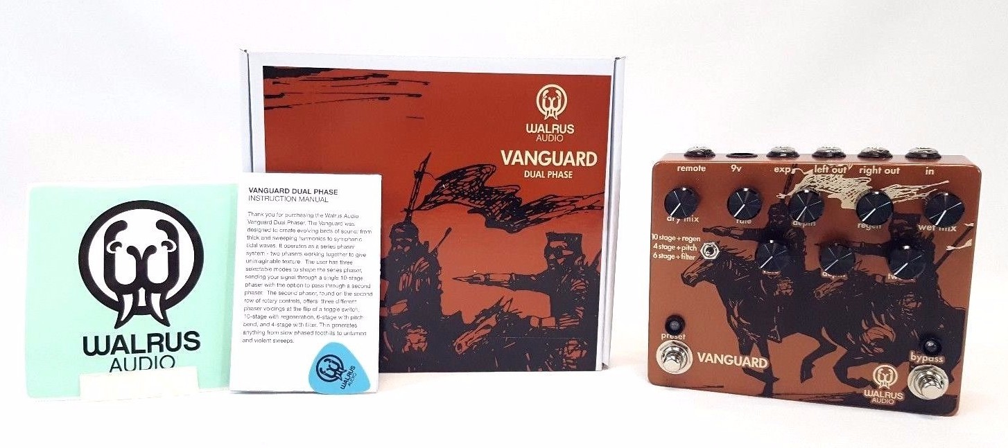 Walrus Audio Vanguard Dual Phase Guitar Effect Pedal