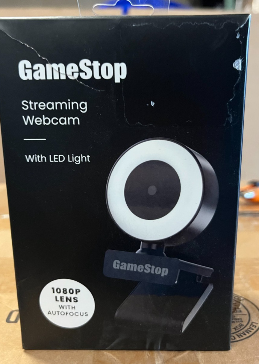 Lot of 70 - Gamestop Streaming Webcam with LED Light (22VG-GSPL-STREAMINGCAMERA)