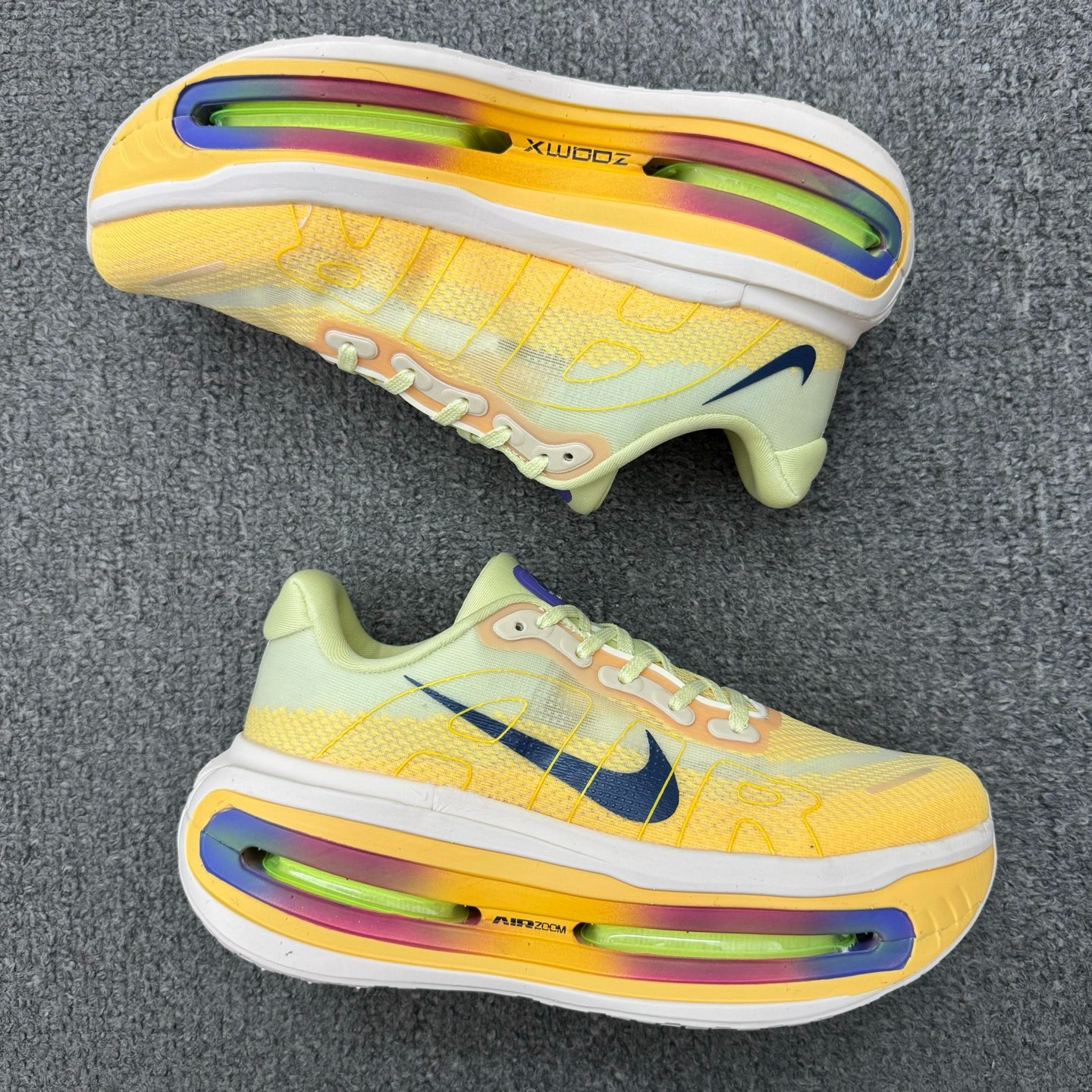 Nike Vomero Premium Yellow Multi Ultra Cushioned Running Shoe Men's Size