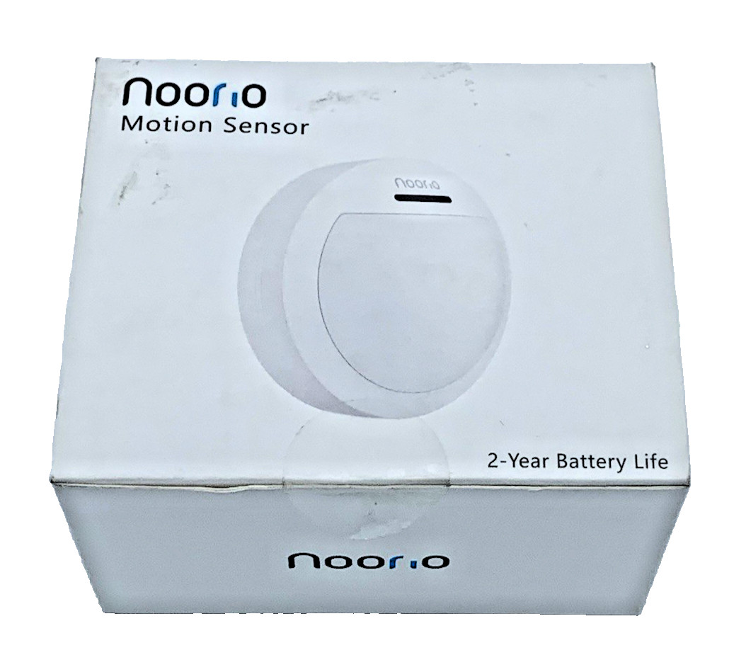 Noorio Home Security Motion Sensor Accurate Alerts White Requires Hub New In Box