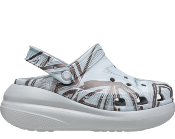 Crocs Men and Women's Classic Crush Disco Clog Shimmer Multi