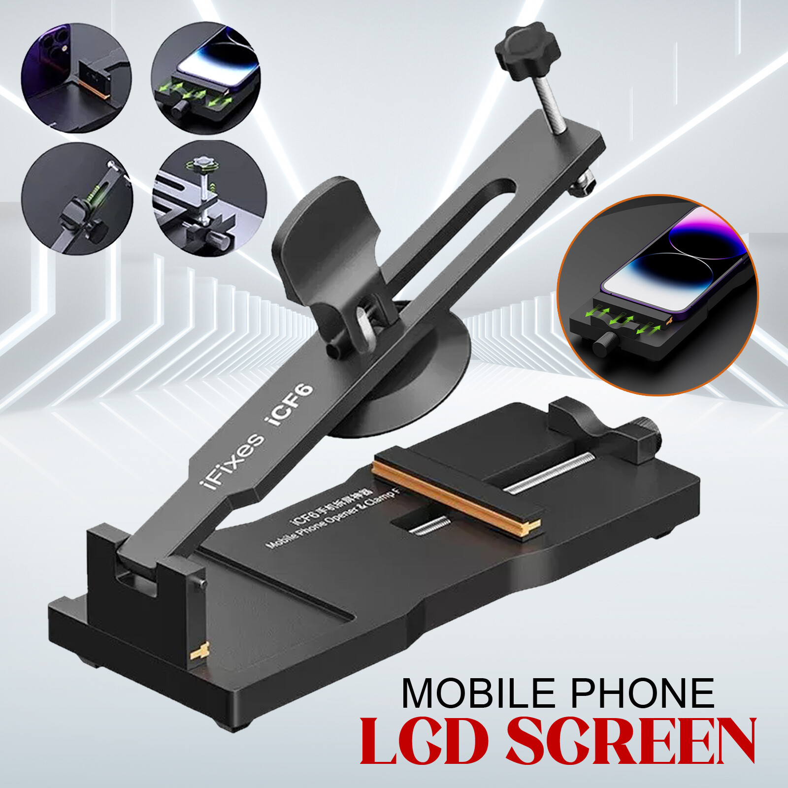 LCD Screen Separator Mobile Phone Free Heating Screen Quick Removal Tools