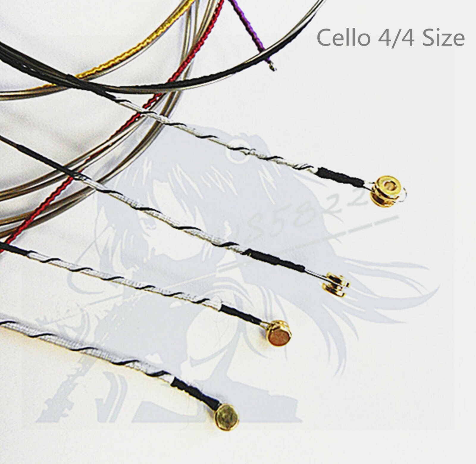 Kaplan Cello Strings,4/4 Size Set ( OEM Packing For Best Price) Medium