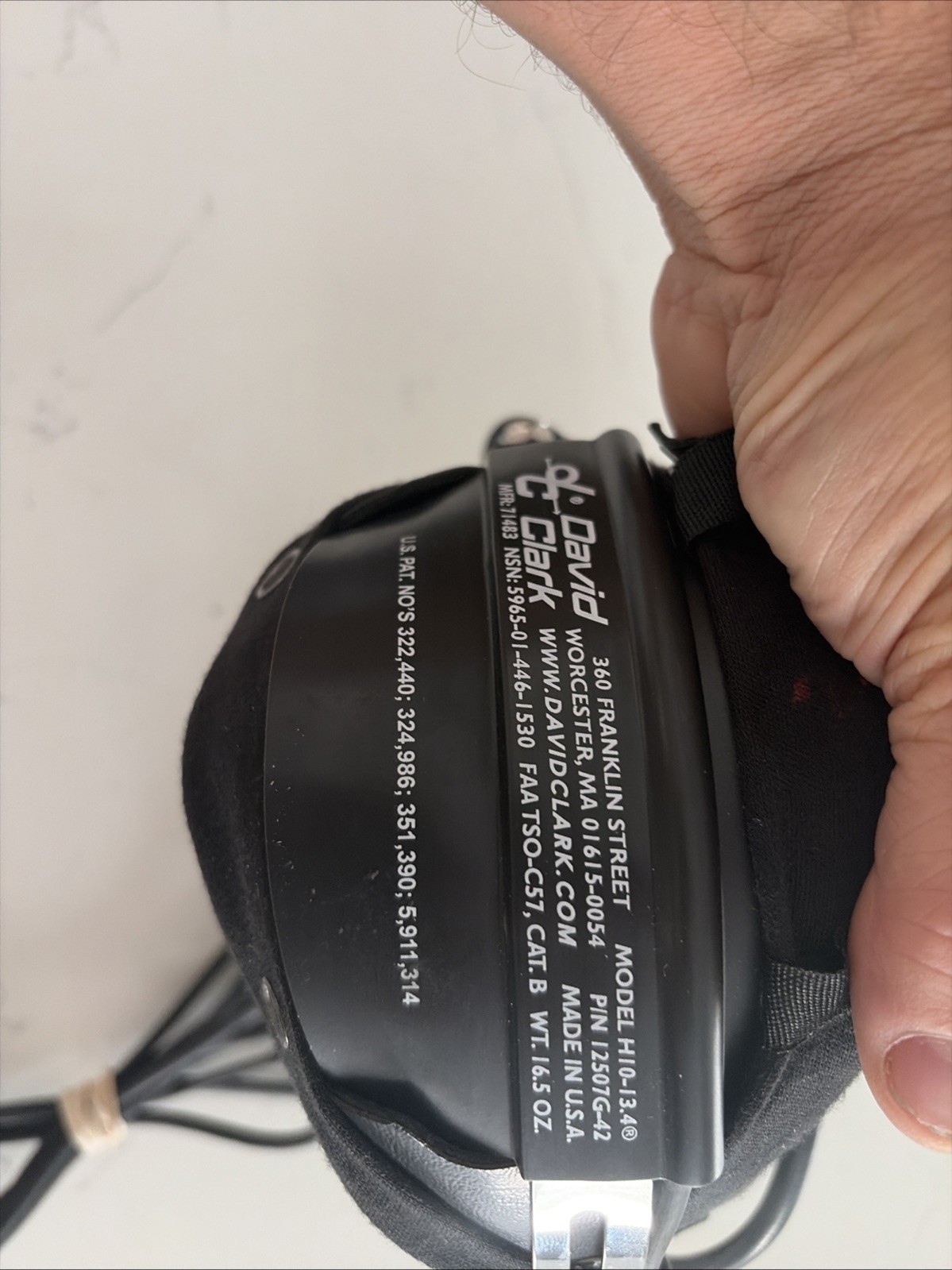 David Clark H10 13.4 Aviation Headset