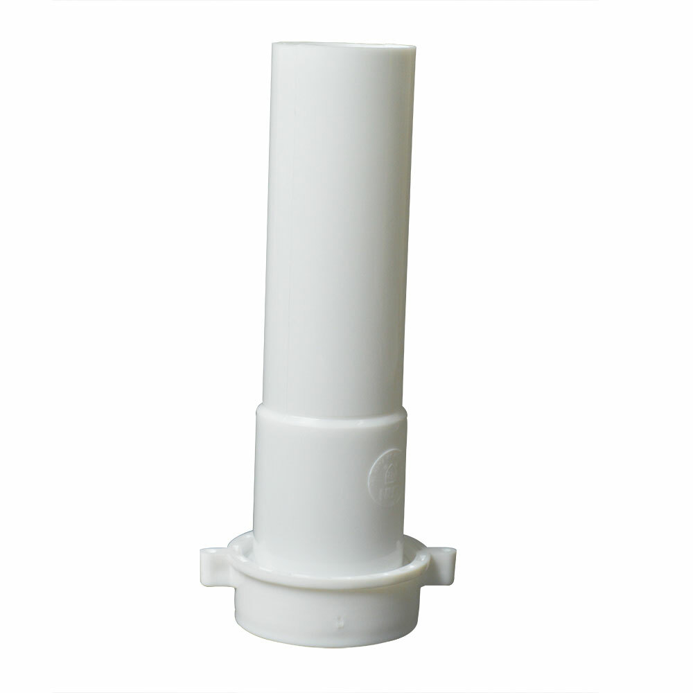 Primex 81215 1-1/2 Inch x 6 Inch Long Slip Joint Extension Tube with Nut/Washer