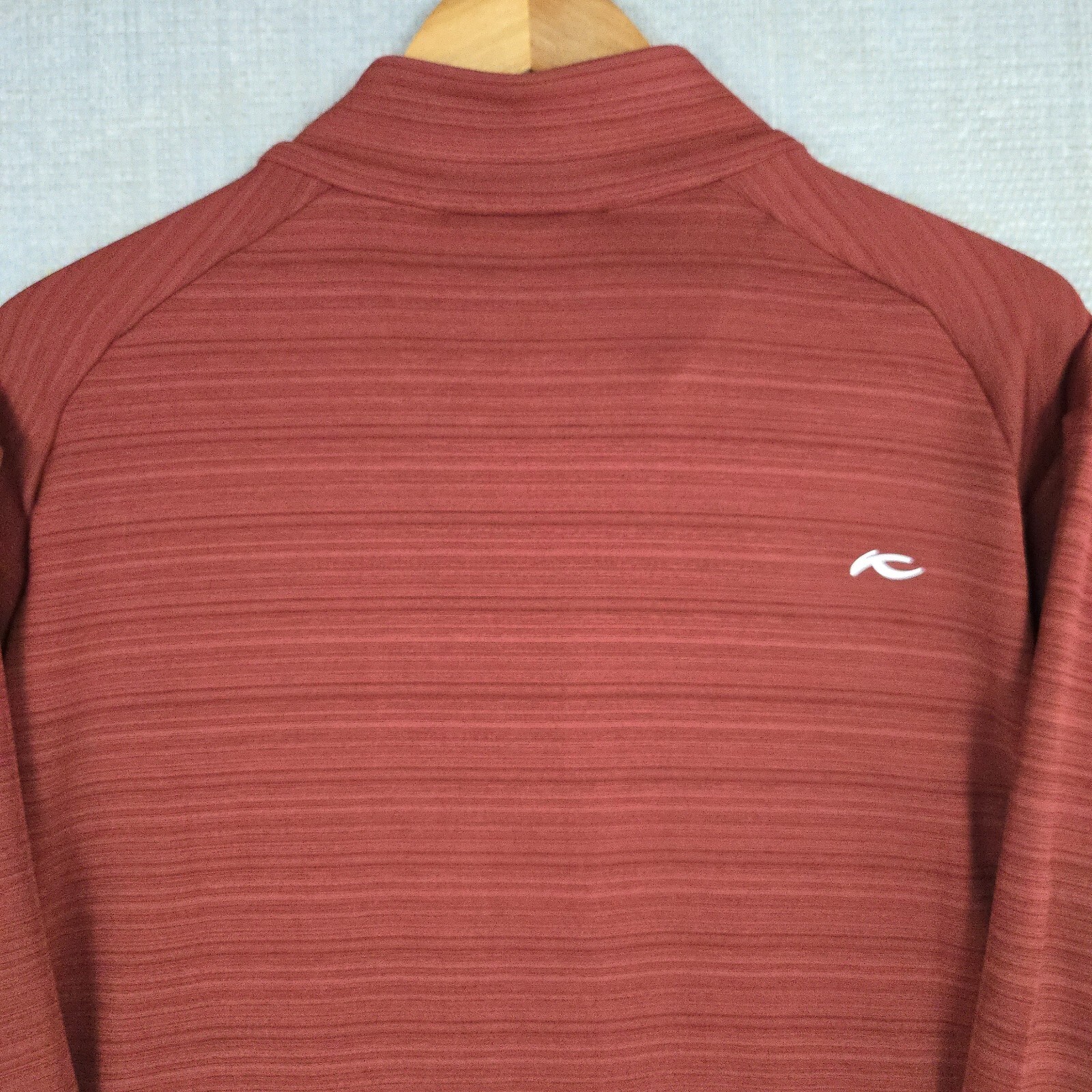 KJUS Full Zip Jacket Size 3XL NEW $279 Mens Performance Wicking Midlayer Rust