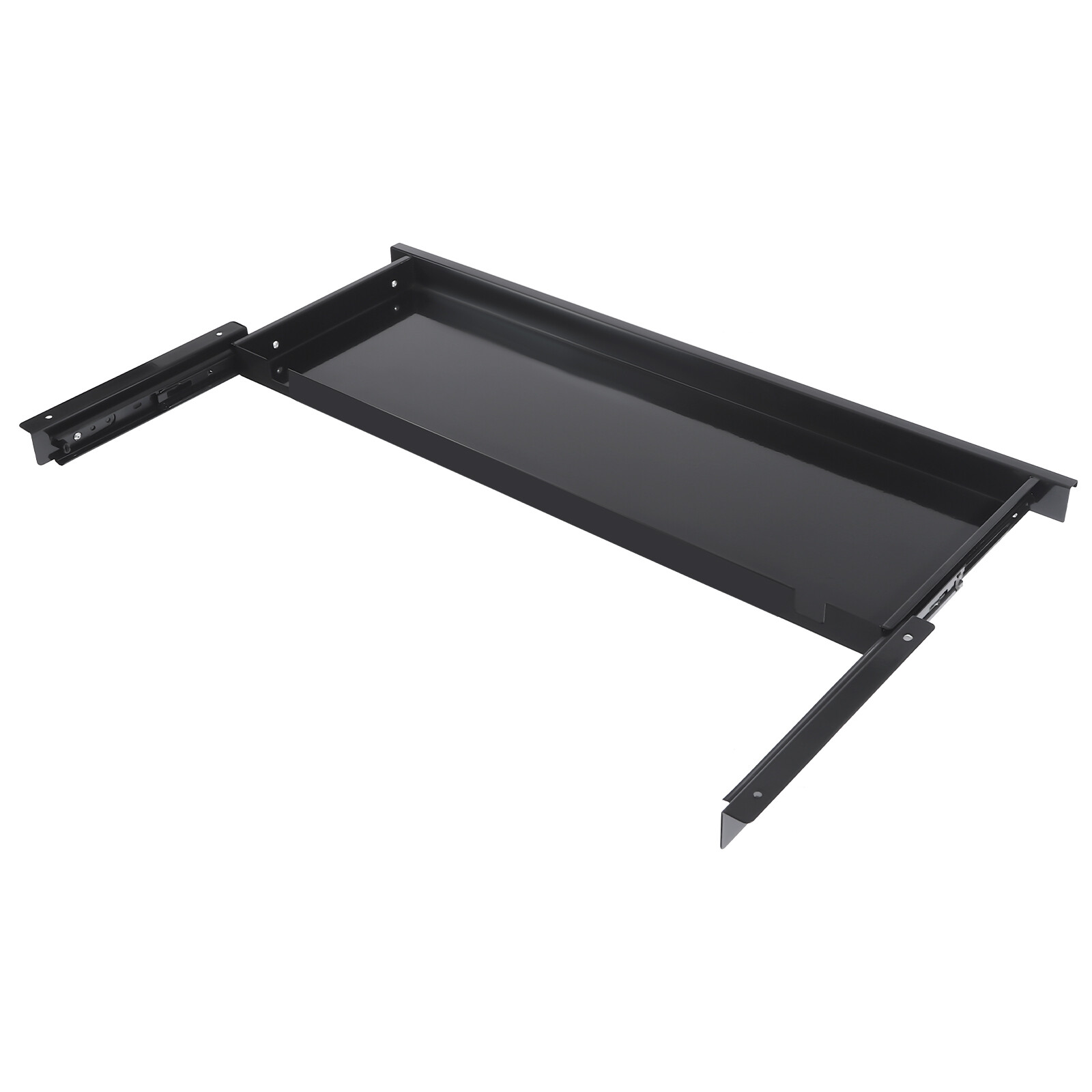 Sliding Pull-Out Drawer Under Desk Organizer for Space Saving Solutions