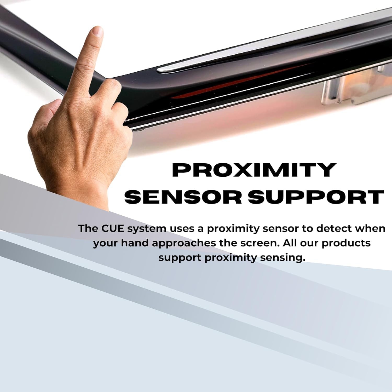 Cadillac CUE Touch Screen Replacement for 2013-2020 OEM-Style Digitizer