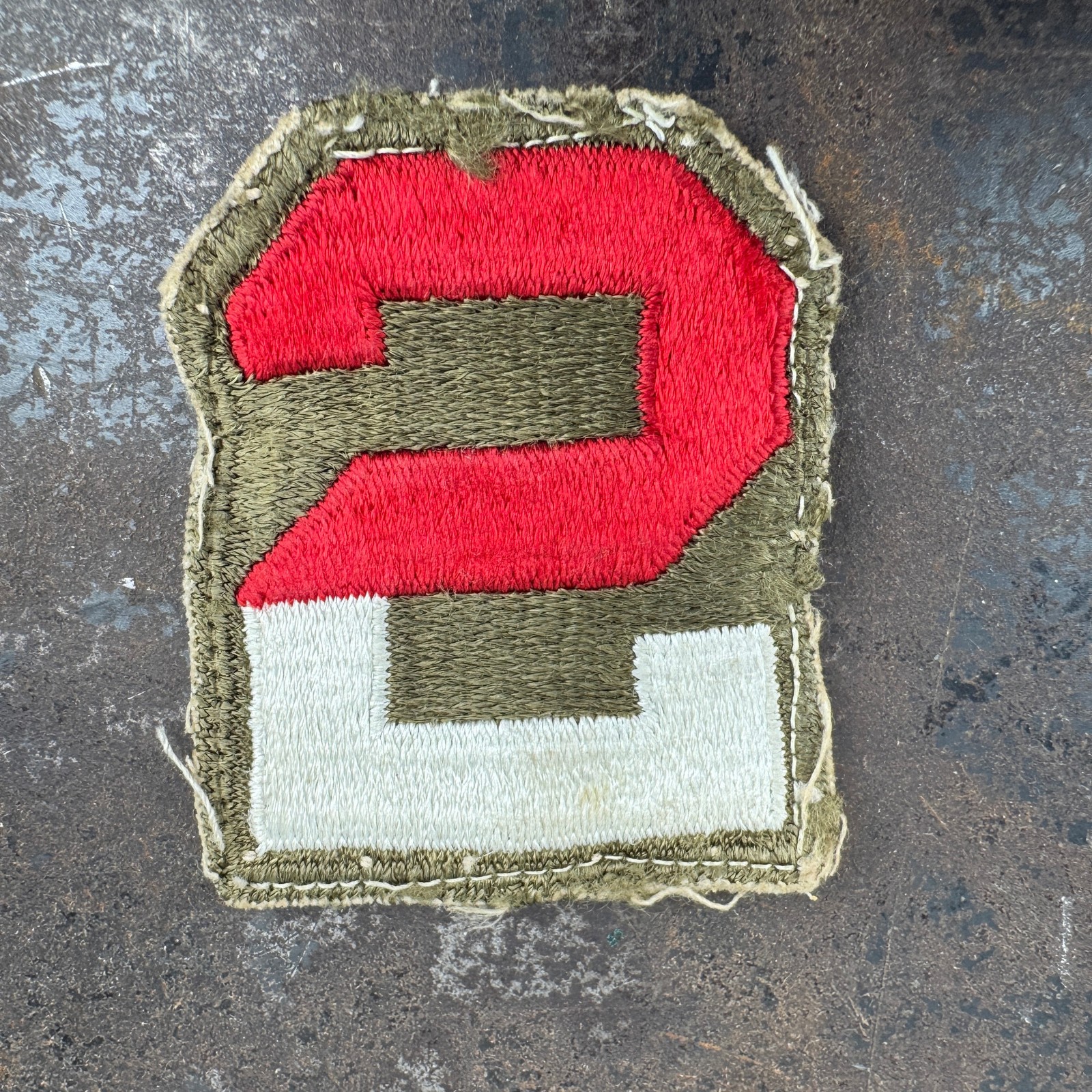 Original Vtg 2nd ARMY WWII Insignia / Shoulder Patch