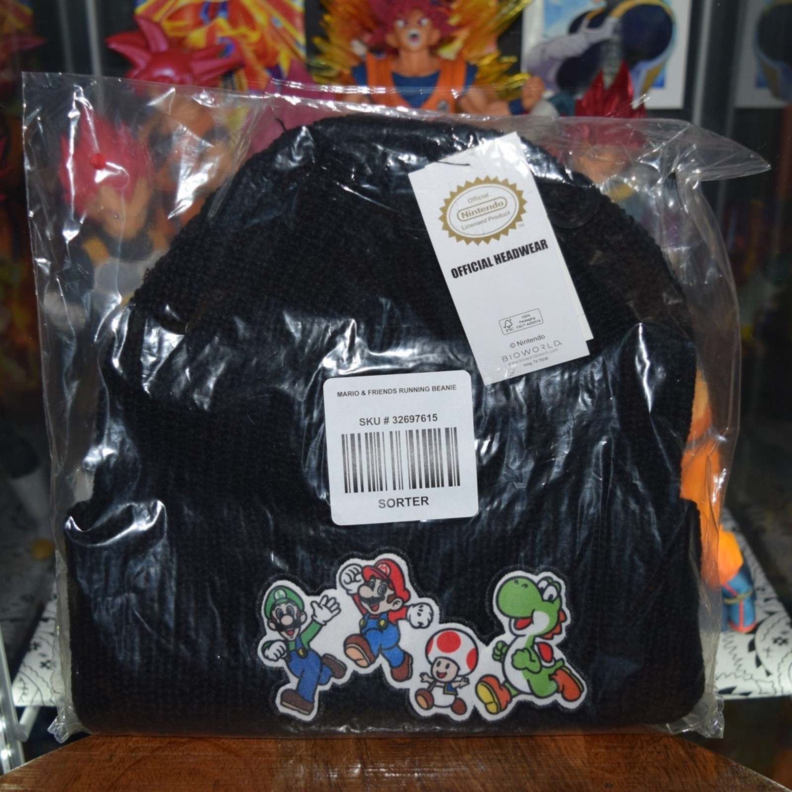 Nintendo Super Mario Bros Characters Running Knit Beanie