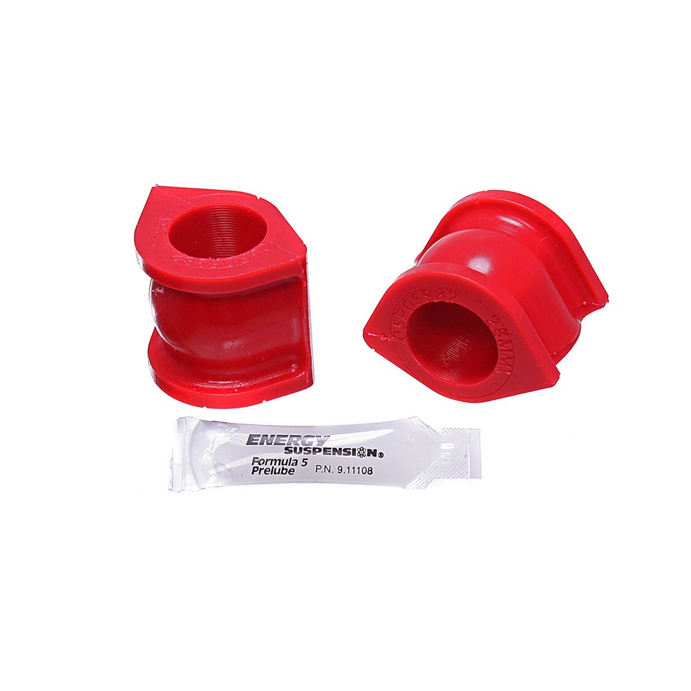 Energy Suspension 16.5146R; Front Sway Bar Bushings Red for 06-11 Honda Civic Si